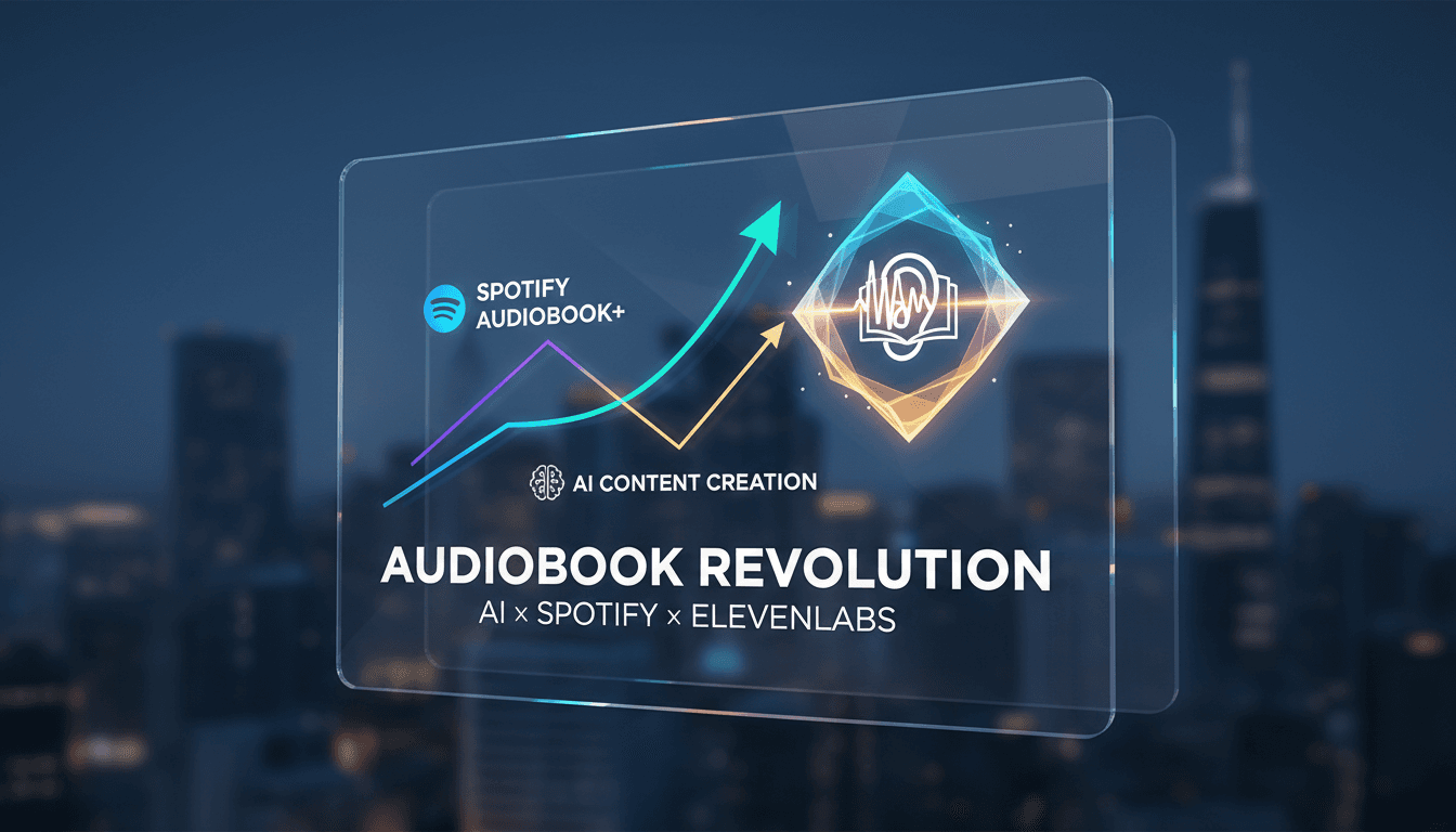 Spotify's new AI-powered audiobook creation tool announcement