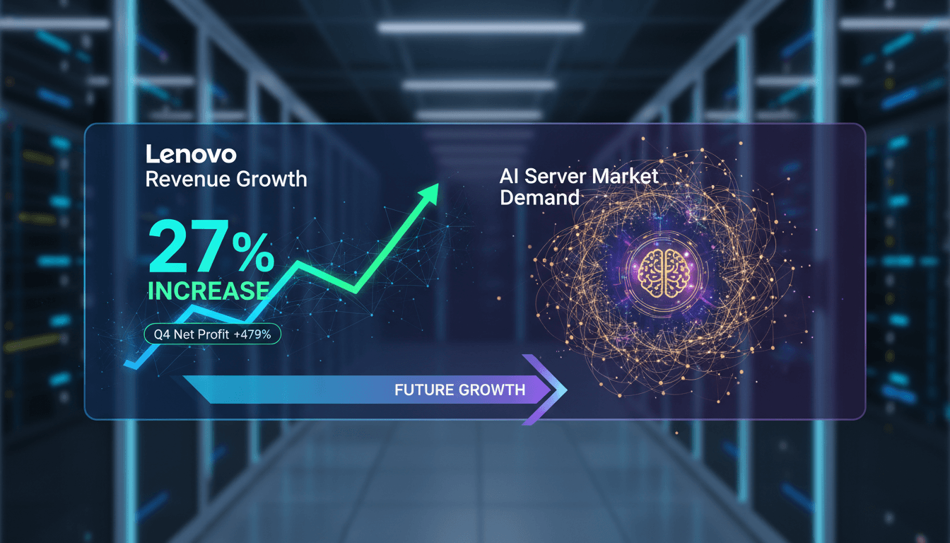 Lenovo reports record Q4 revenue driven by AI server demand