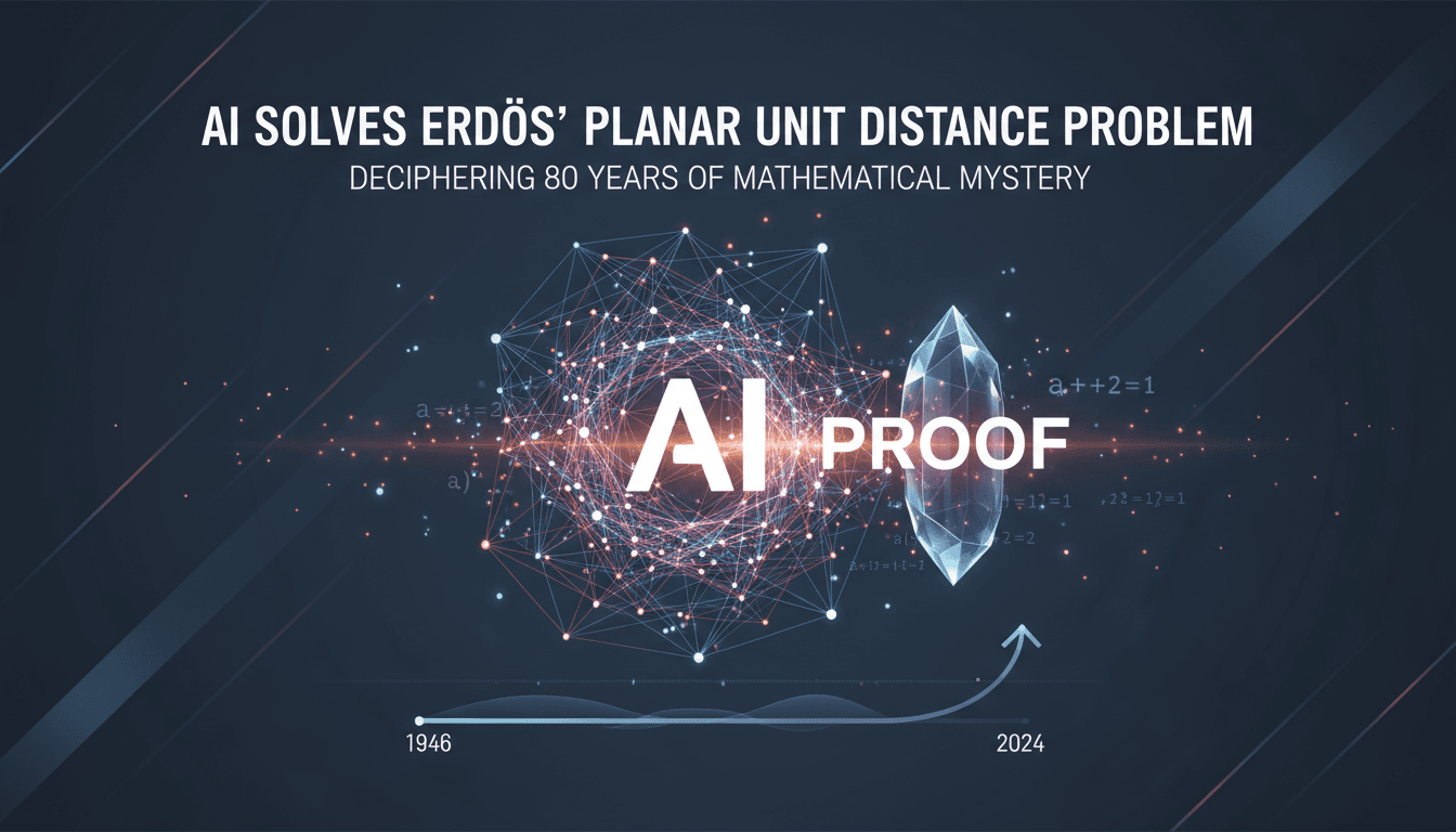OpenAI's AI breakthrough in solving the planar unit distance problem