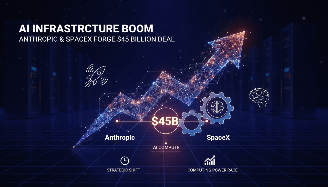 Anthropic signs $45 billion deal with SpaceX for AI computing power