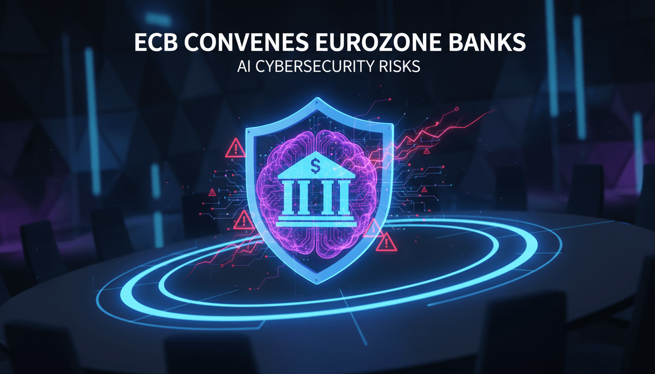 ECB meeting on AI cybersecurity risks with Eurozone banks