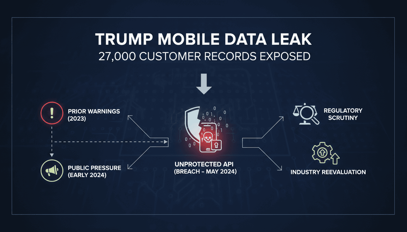 Trump Mobile data leak exposes personal information of 27000 customers