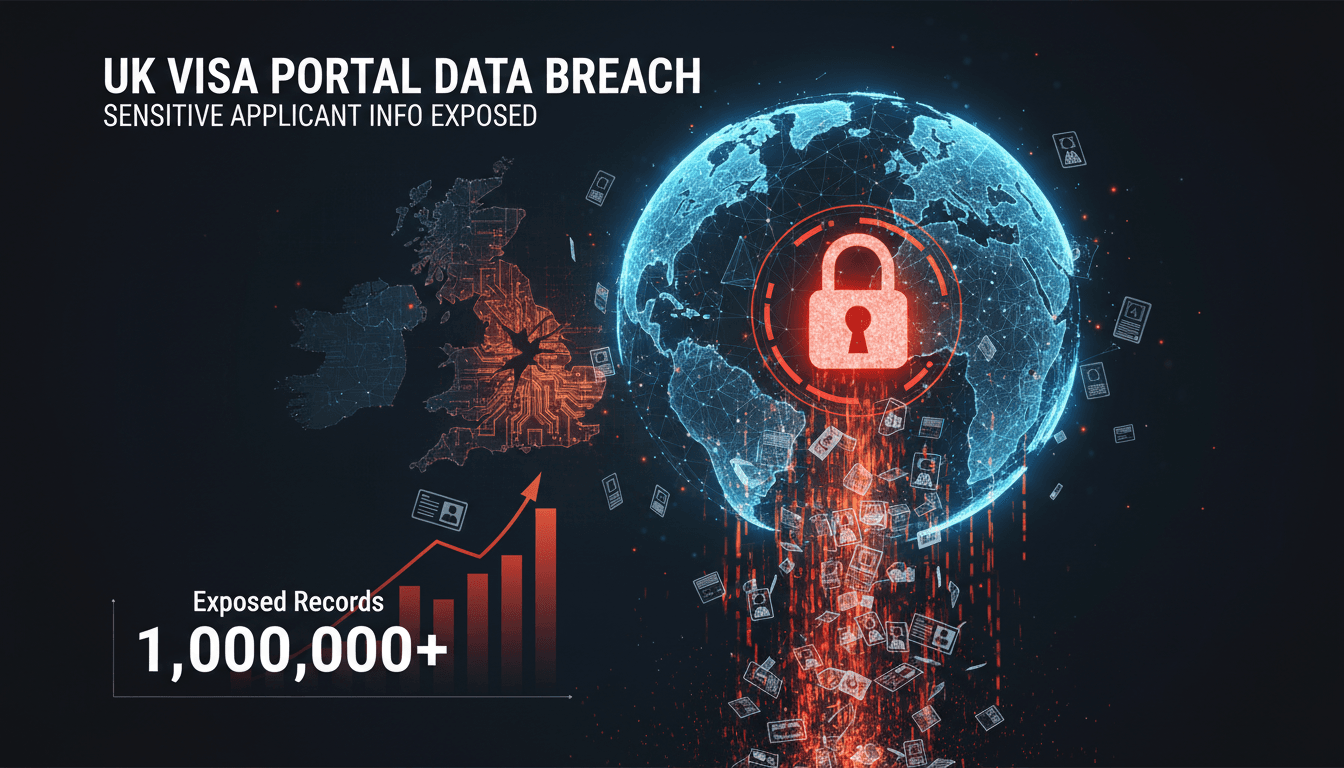 Data breach at UK Visa Portal exposes sensitive applicant information