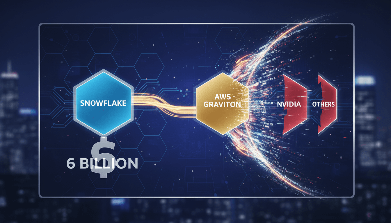 Snowflake and AWS partnership for AI computing with Graviton chips