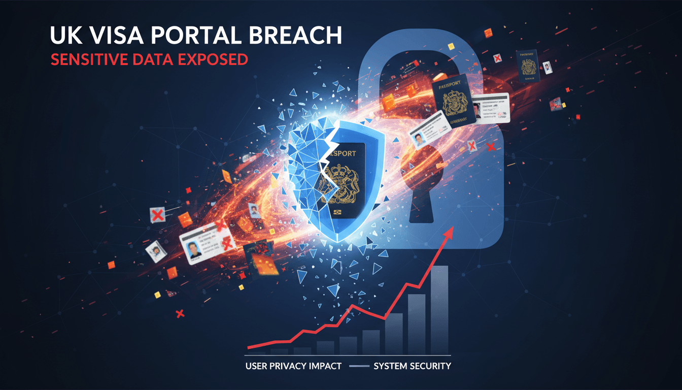 Data breach at UK Visa Portal exposes sensitive applicant information
