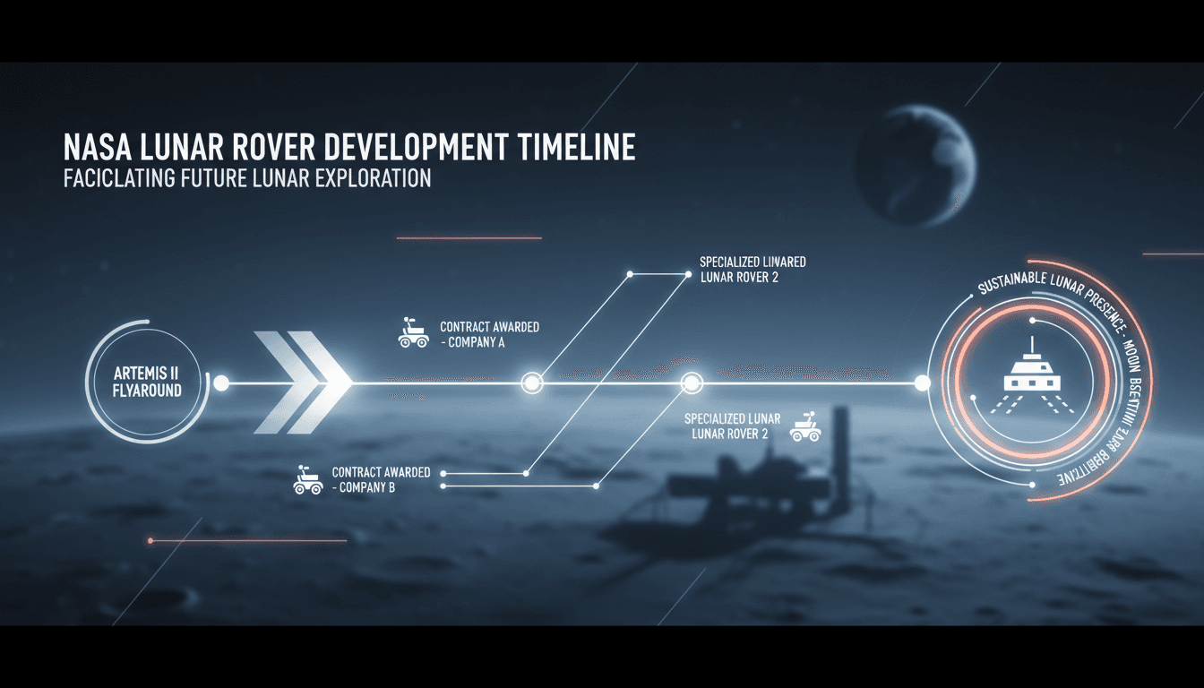NASA lunar rover development for moon base initiative