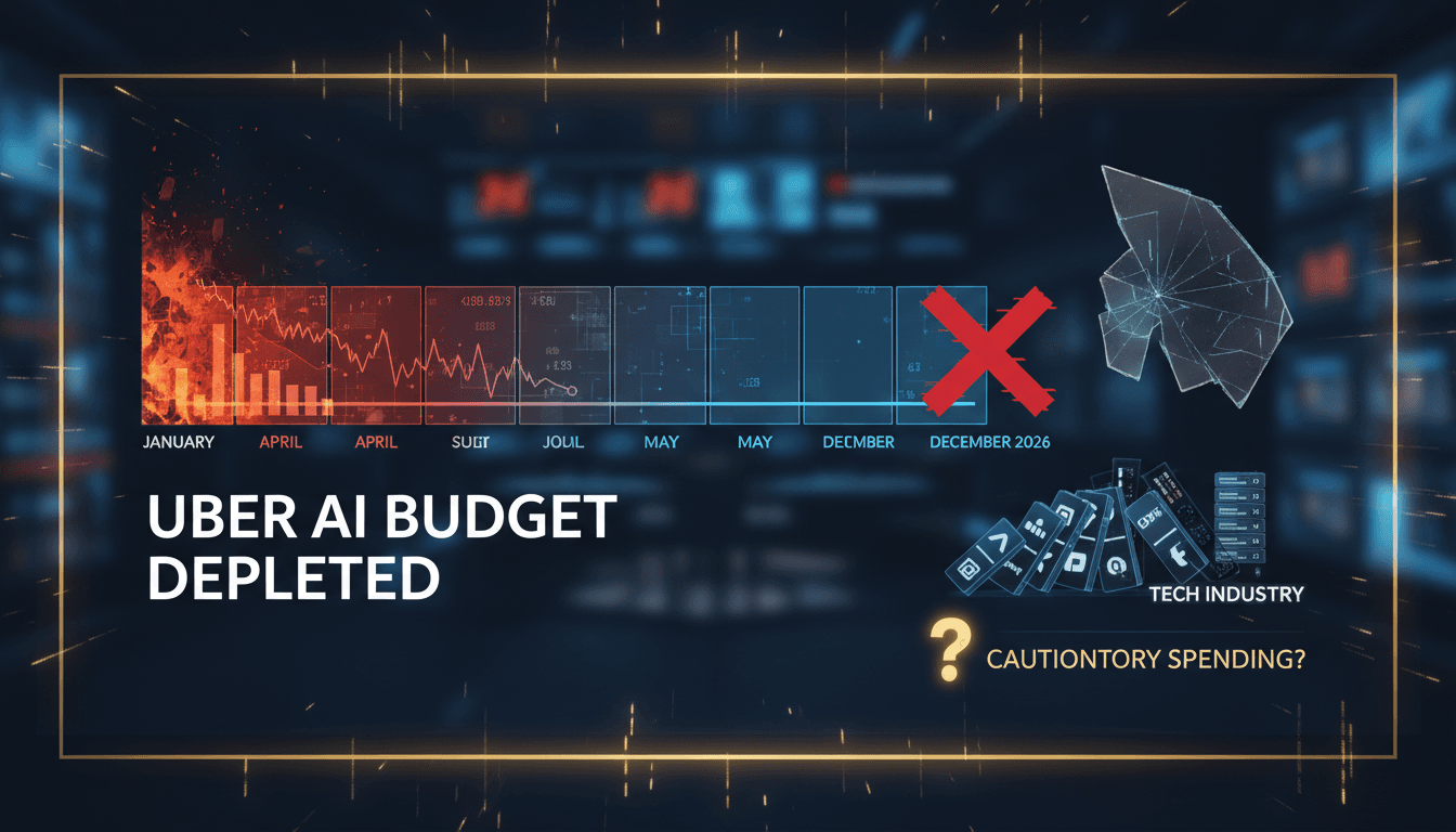Uber's AI budget depletion and its impact on the tech industry