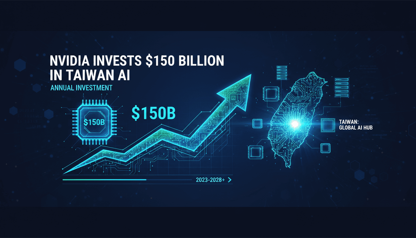 Nvidia CEO Jensen Huang announces a major investment in Taiwan's AI supply chain.