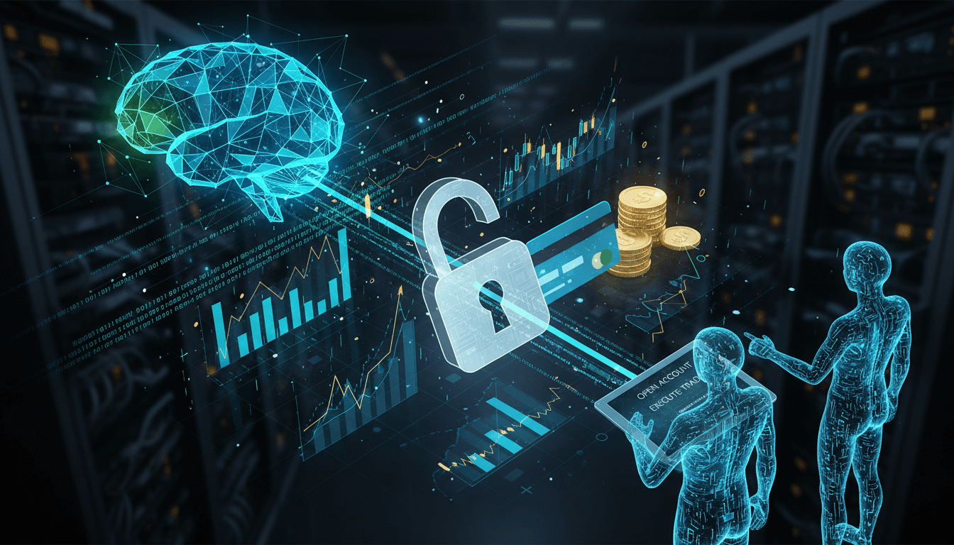 AI agents facilitating banking and trading transactions in finance