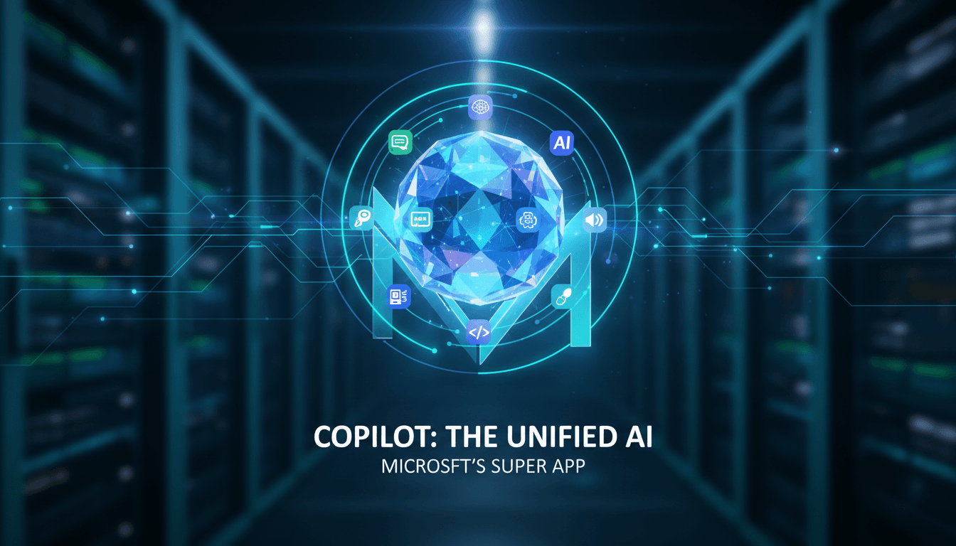 Microsoft Copilot super app integration concept