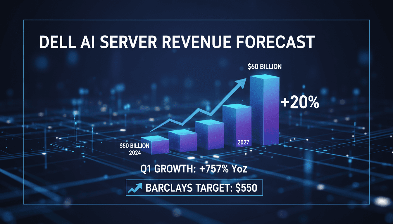 Dell Technologies Raises AI Server Revenue Forecast to $60 Billion for 2027