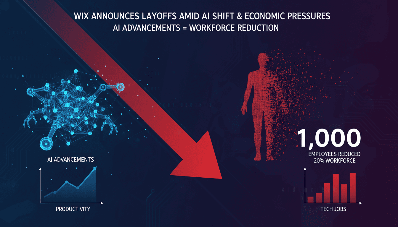Wix announces layoffs of 1,000 employees amid AI advancements and economic pressures