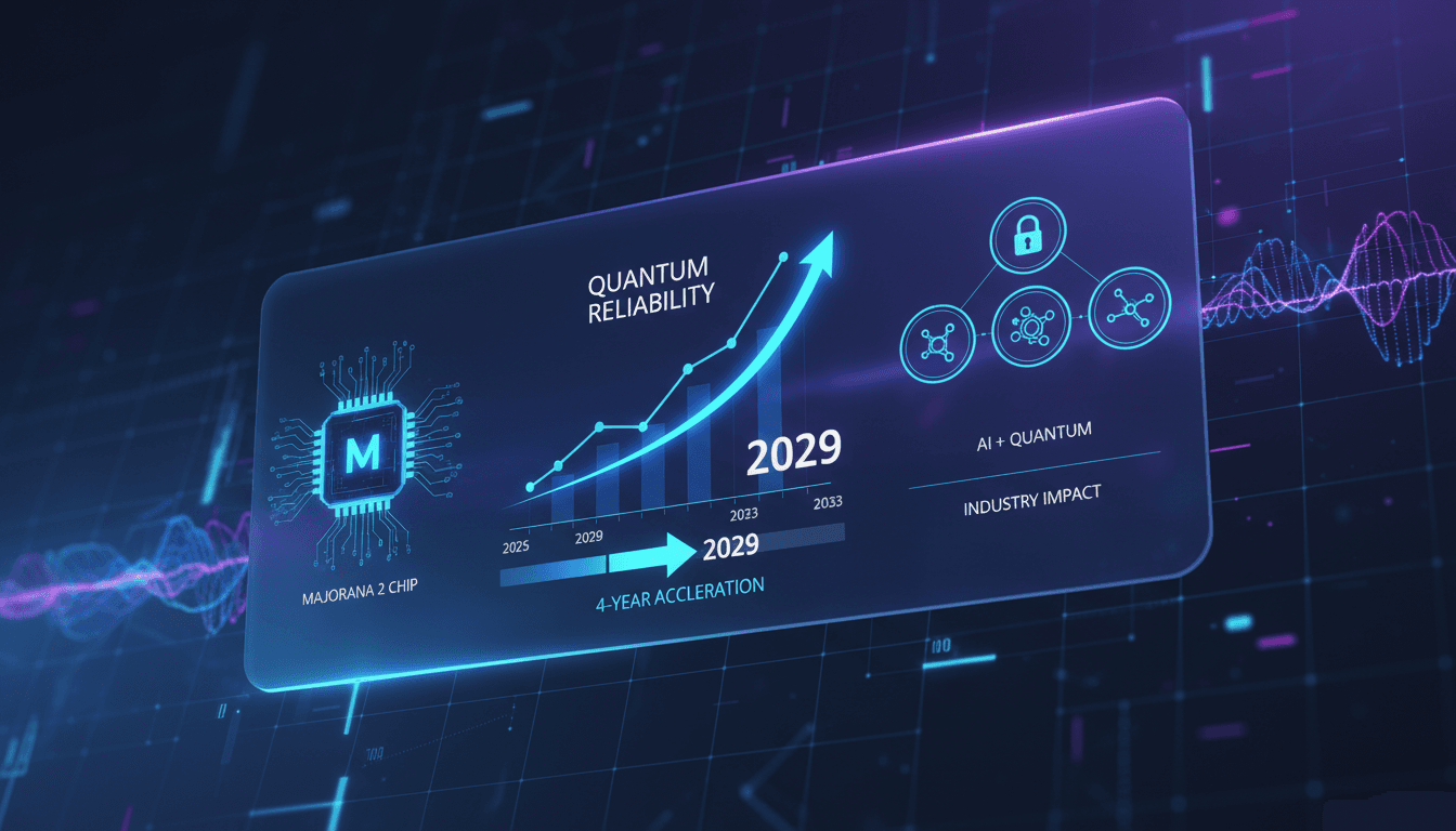 Microsoft Majorana 2 quantum chip announcement and implications