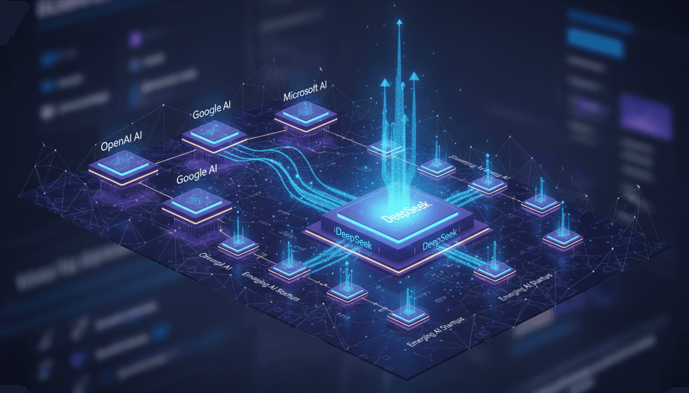 DeepSeek AI startup funding announcement visual