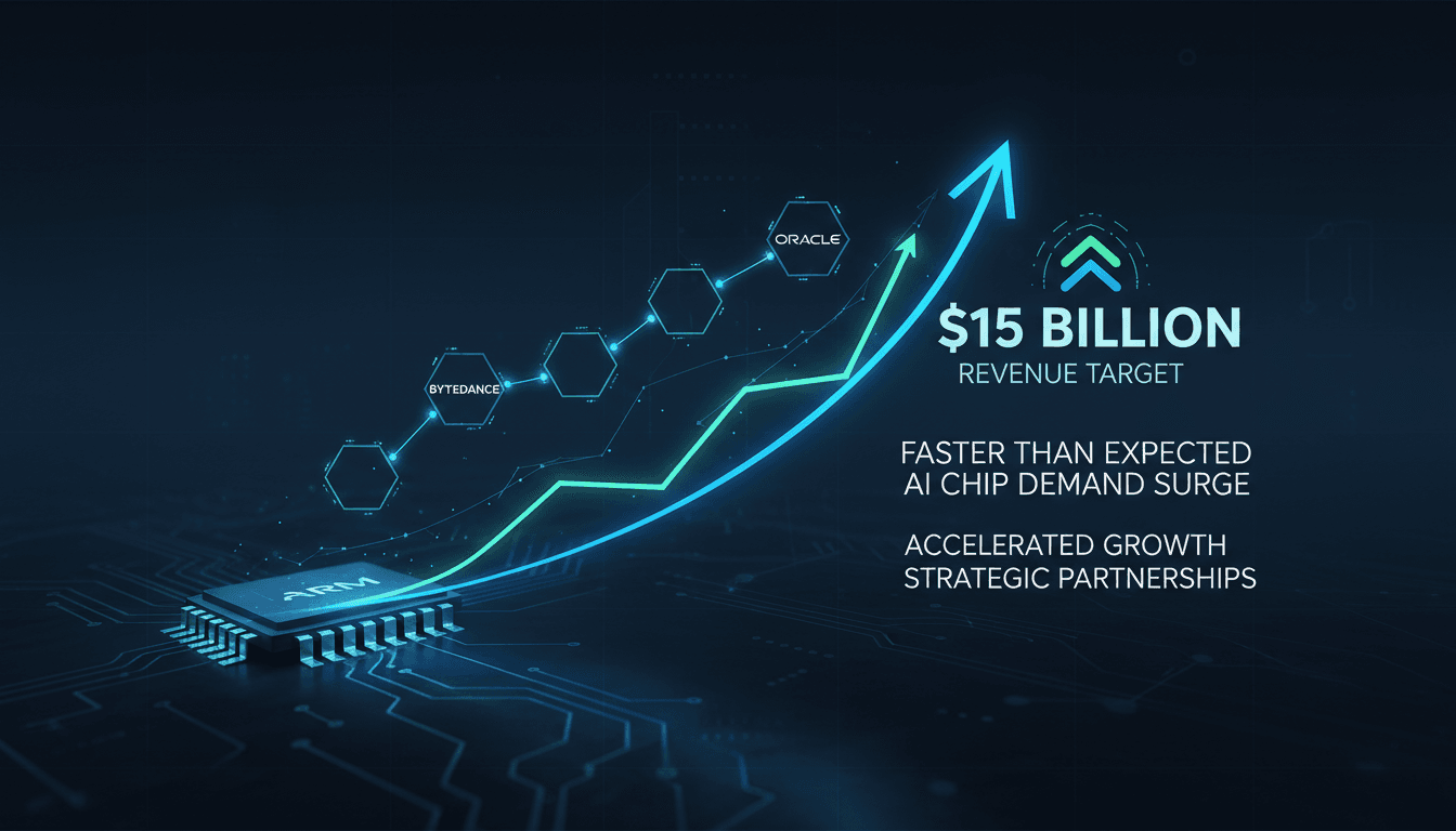 Arm CEO Rene Haas discussing AI chip revenue growth at Computex.