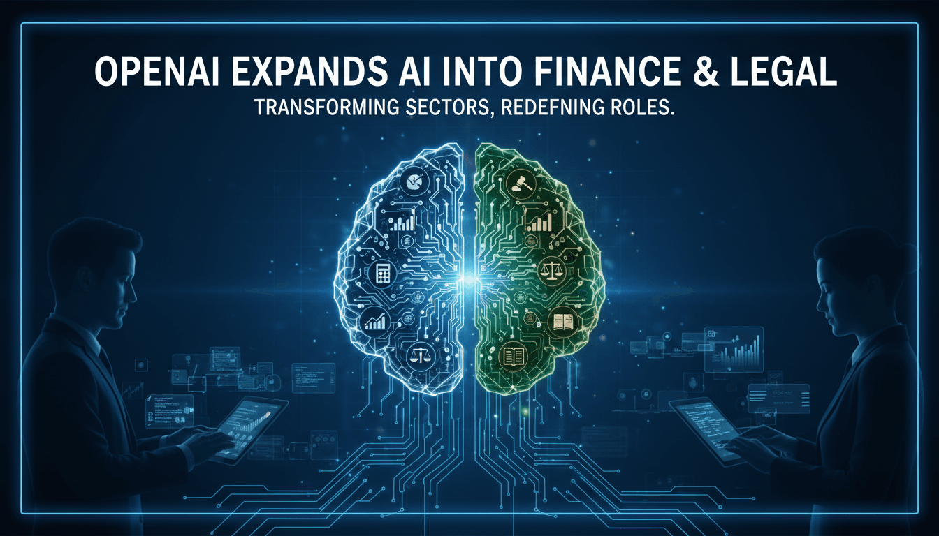 OpenAI's new AI tools for finance and legal sectors
