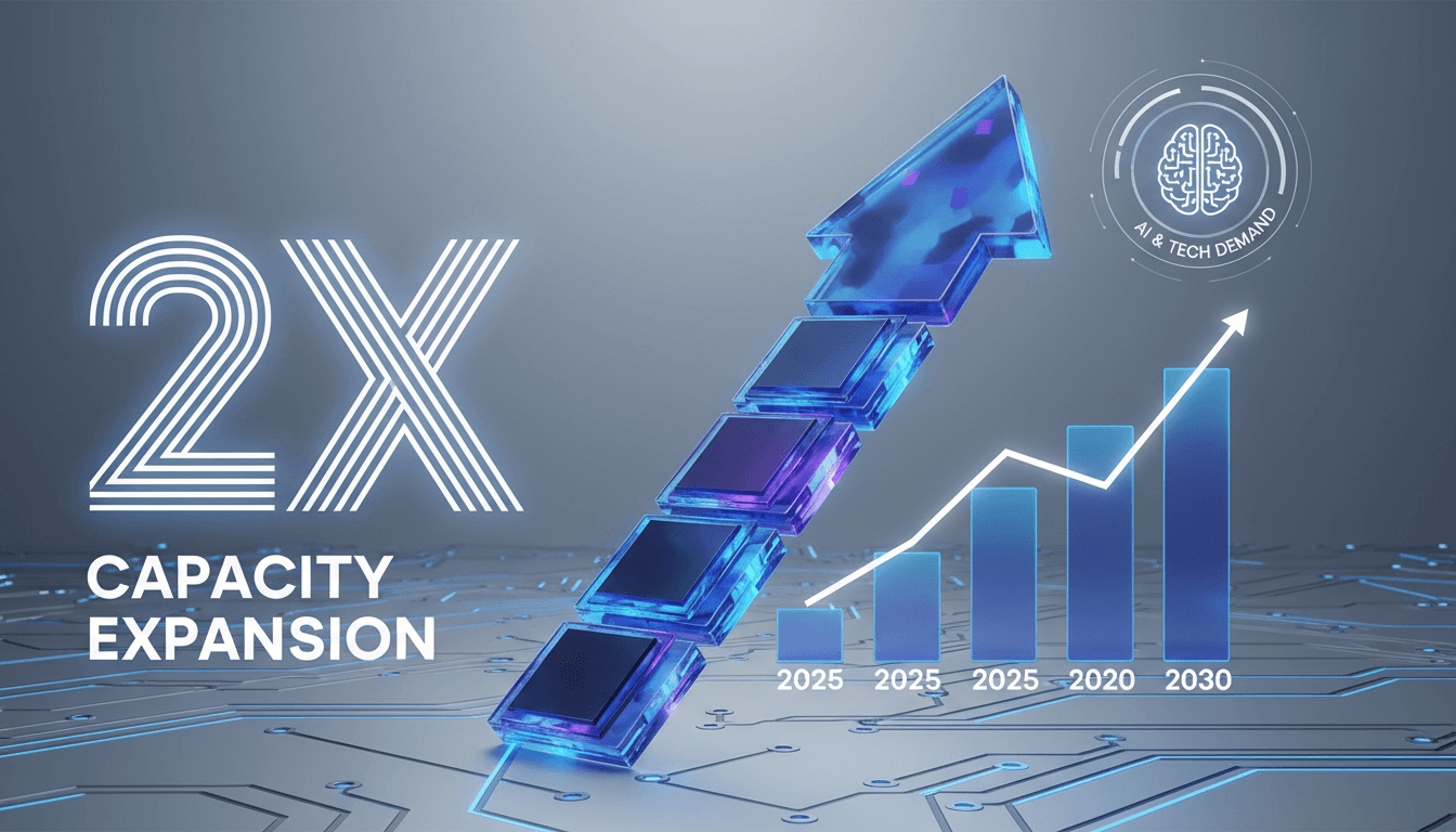 SK Hynix memory chip production facility expansion concept