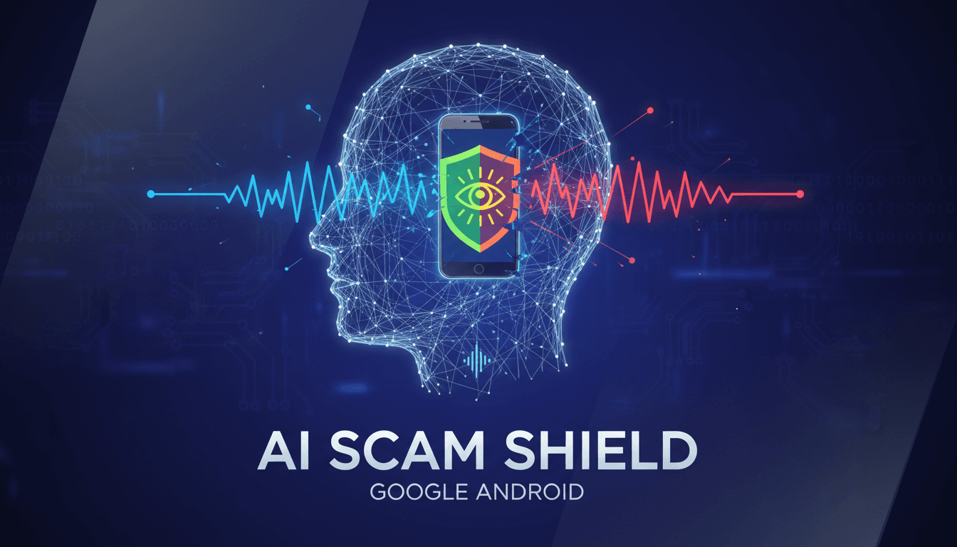 Google Phone app showcasing the new Scam Call Detection feature.