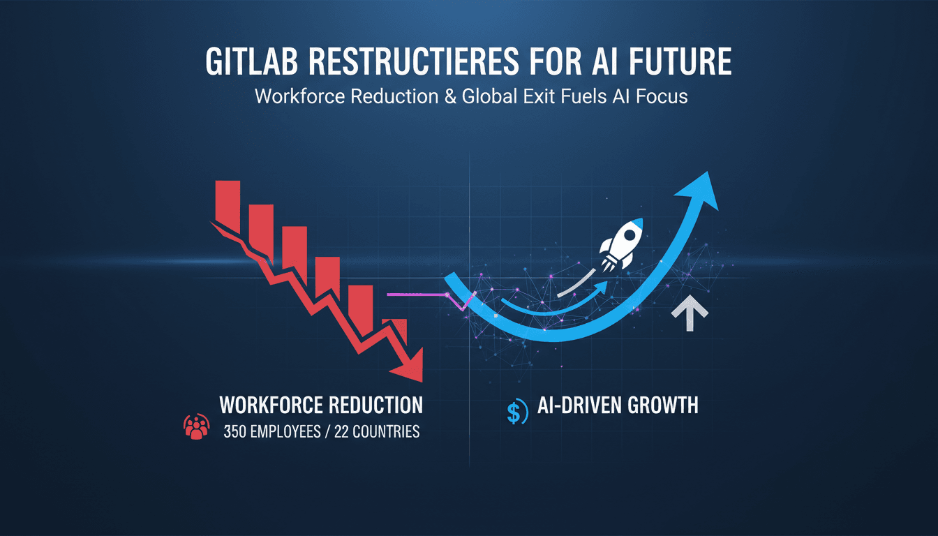 GitLab announces workforce reduction and exit from 22 countries to focus on AI