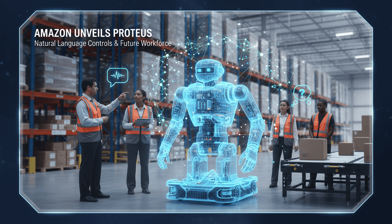Amazon Launches Upgraded Proteus Robot with Natural Language Controls