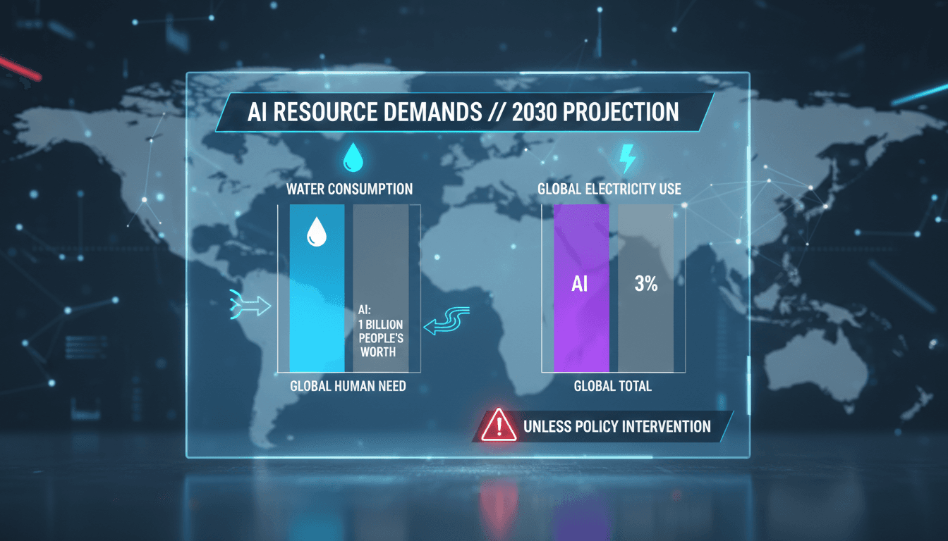 UN report warns of escalating resource demands from AI by 2030