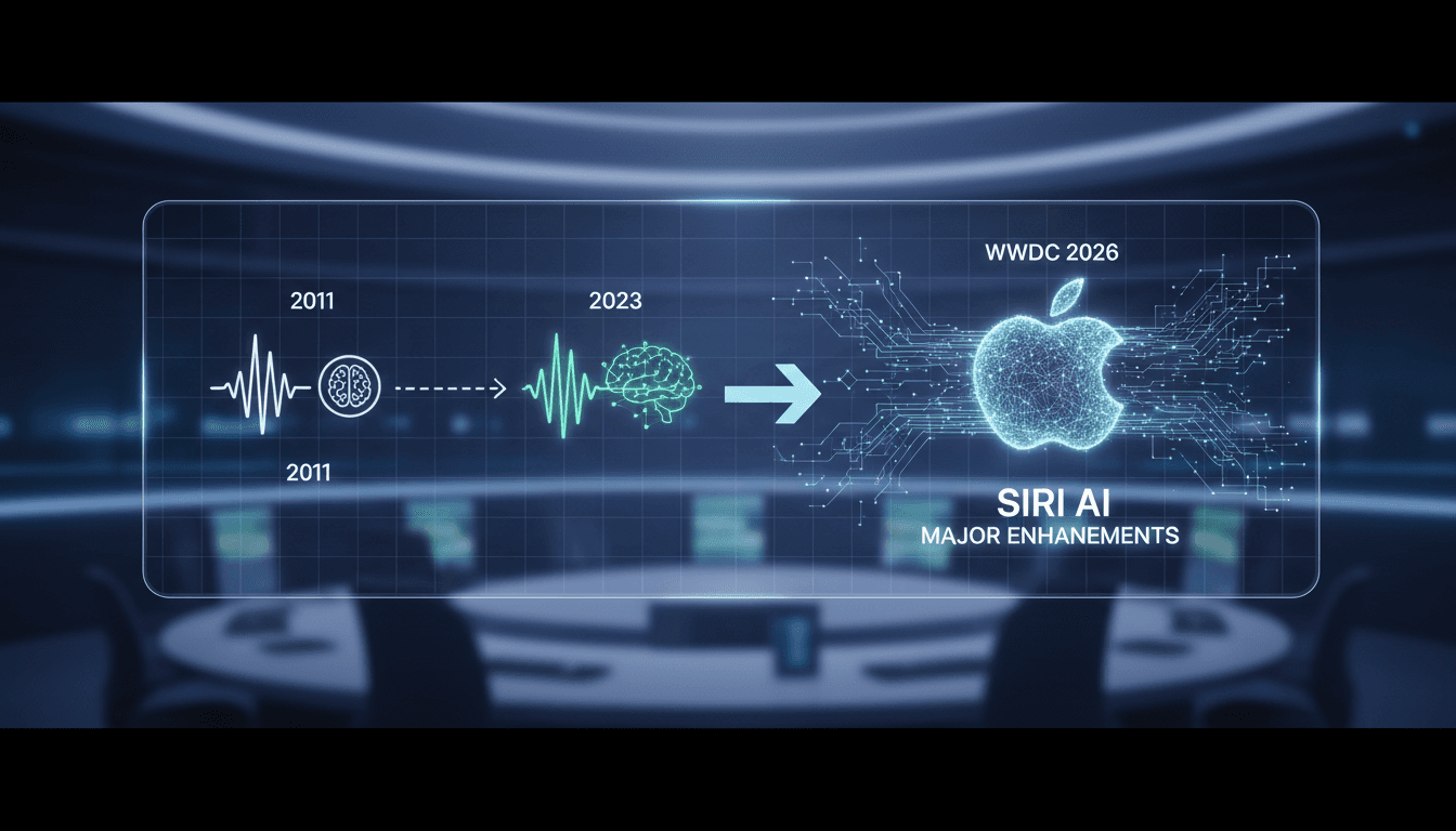 Apple WWDC 2026 showcasing Siri's AI enhancements