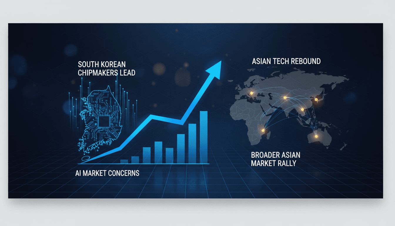 South Korean chipmakers leading the rebound in Asian tech stocks