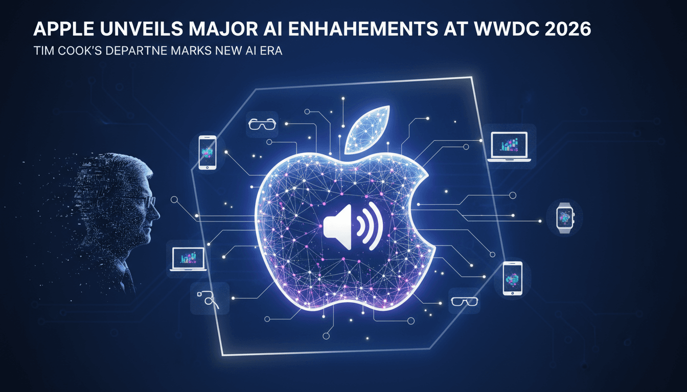 Apple Unveils Major AI Enhancements at WWDC 2026 Marking Tim Cook's Departure