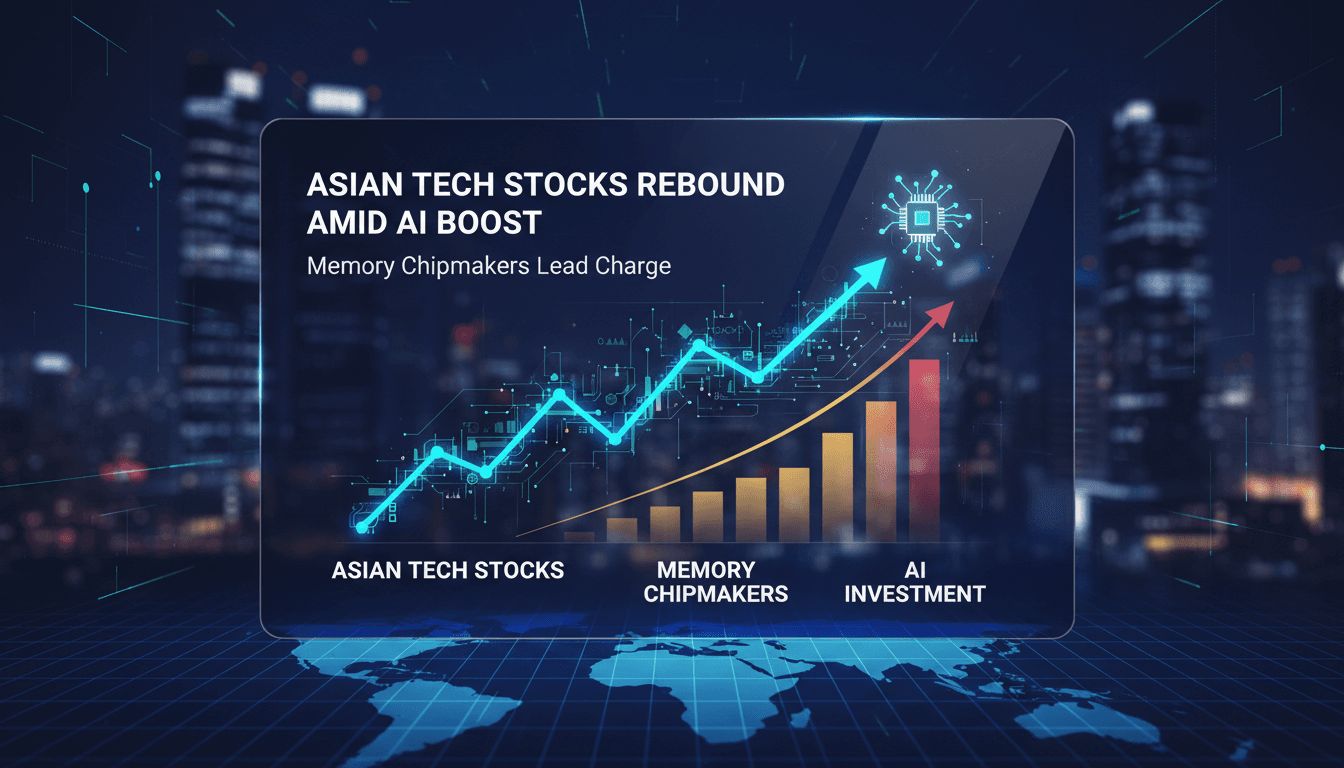 Asian tech stocks rebound led by memory chipmakers amid renewed AI investment interest