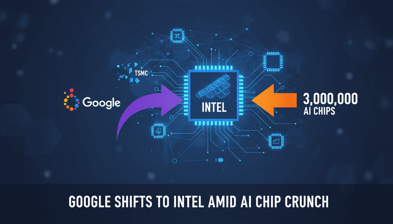 Google orders over 3 million AI chips from Intel amid TSMC supply challenges