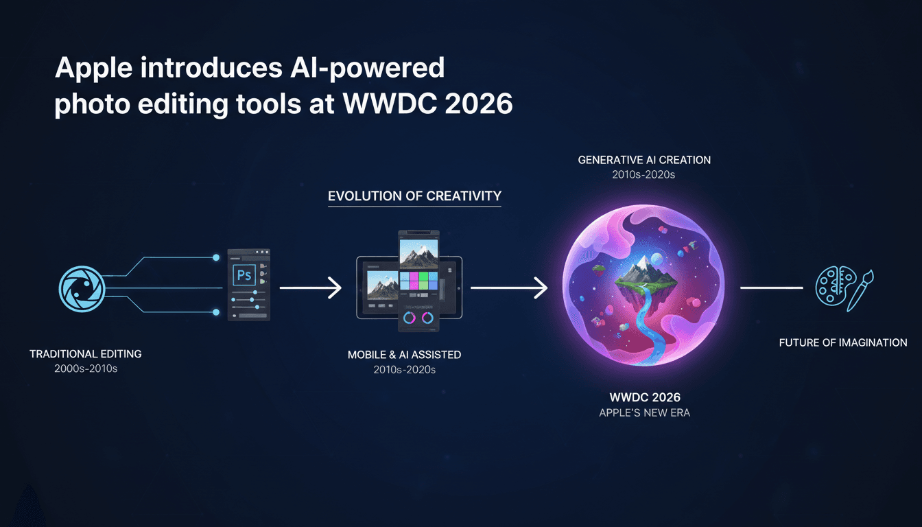Apple introduces AI-powered photo editing tools at WWDC 2026