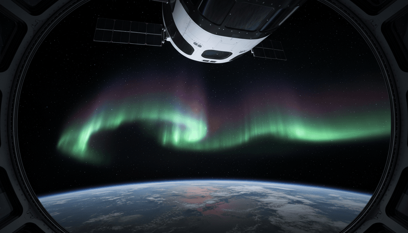 NASA Astronaut Captures Stunning Timelapse of Aurora Australis from SpaceX Dragon