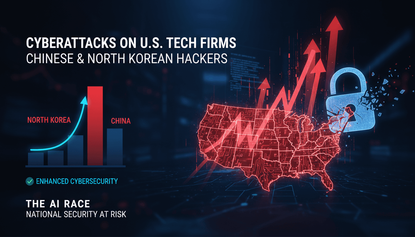 Cybersecurity threats facing U.S. technology firms from foreign hackers