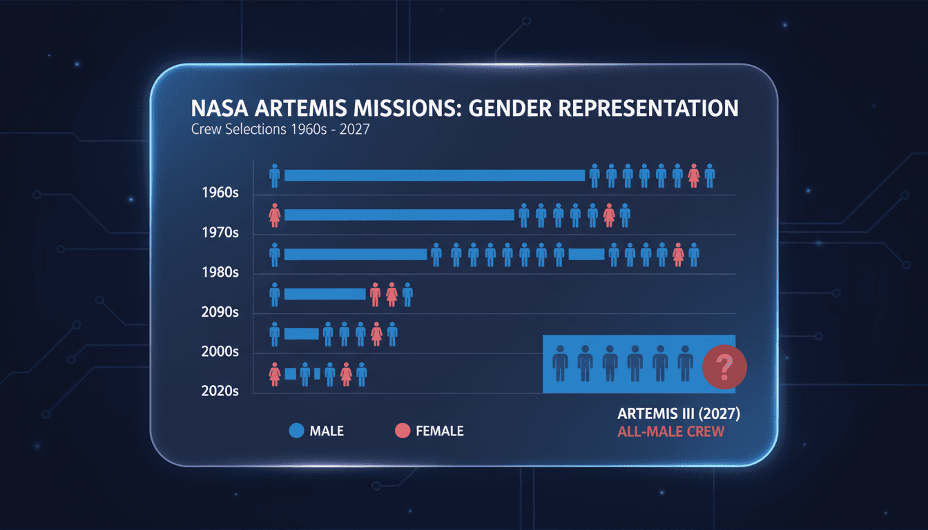 NASA announces all-male crew for Artemis III mission set for 2027