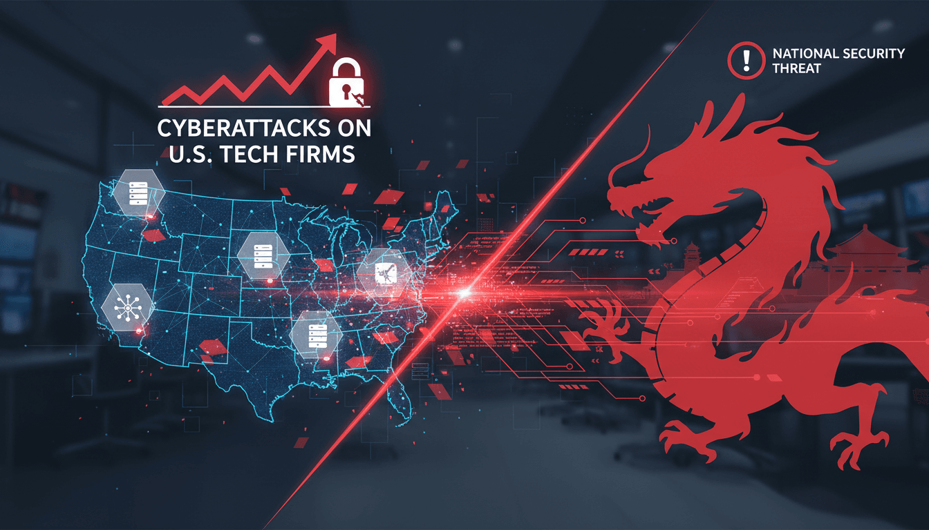 Increase in Cyberattacks on U.S. Tech Firms by State-Sponsored Hackers
