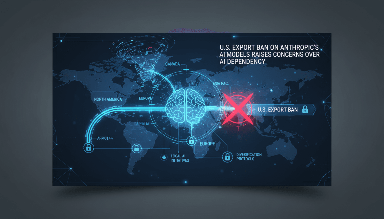 U.S. export ban on AI models and its global implications