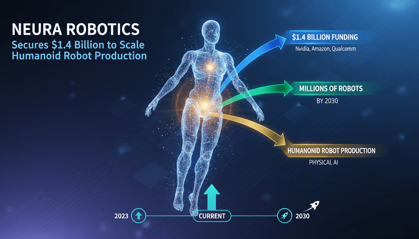 Neura Robotics secures $1.4 billion funding to scale humanoid robot production