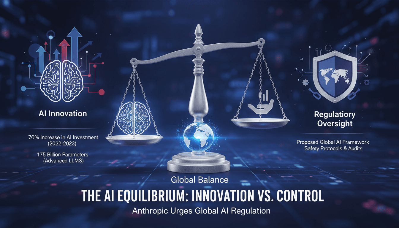 Anthropic Calls for Global Regulation of AI Amid Concerns of Uncontrolled Development