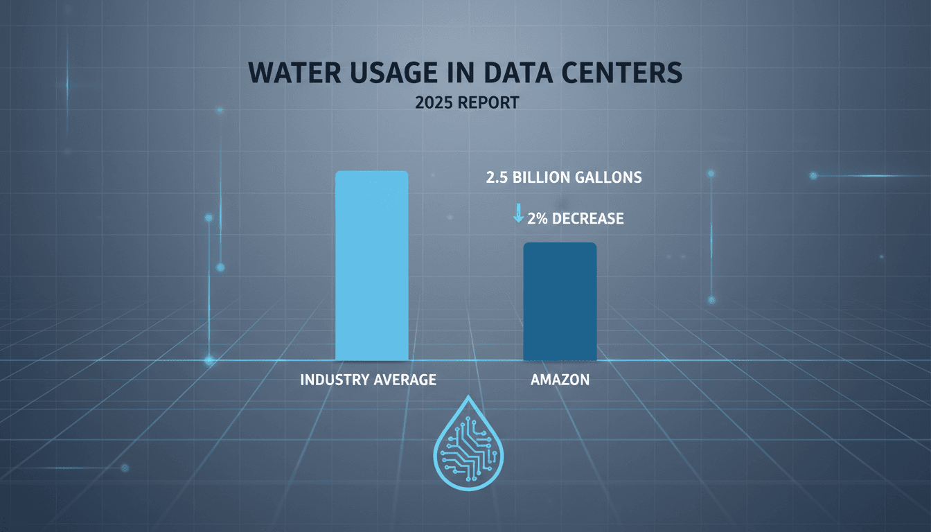 Amazon Reports 2.5 Billion Gallons of Water Usage in Data Centers for 2025