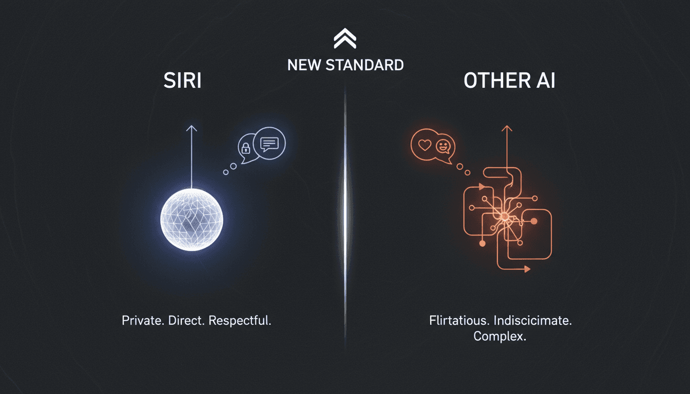 Apple Introduces Privacy-Focused Siri with Non-Sycophantic Design