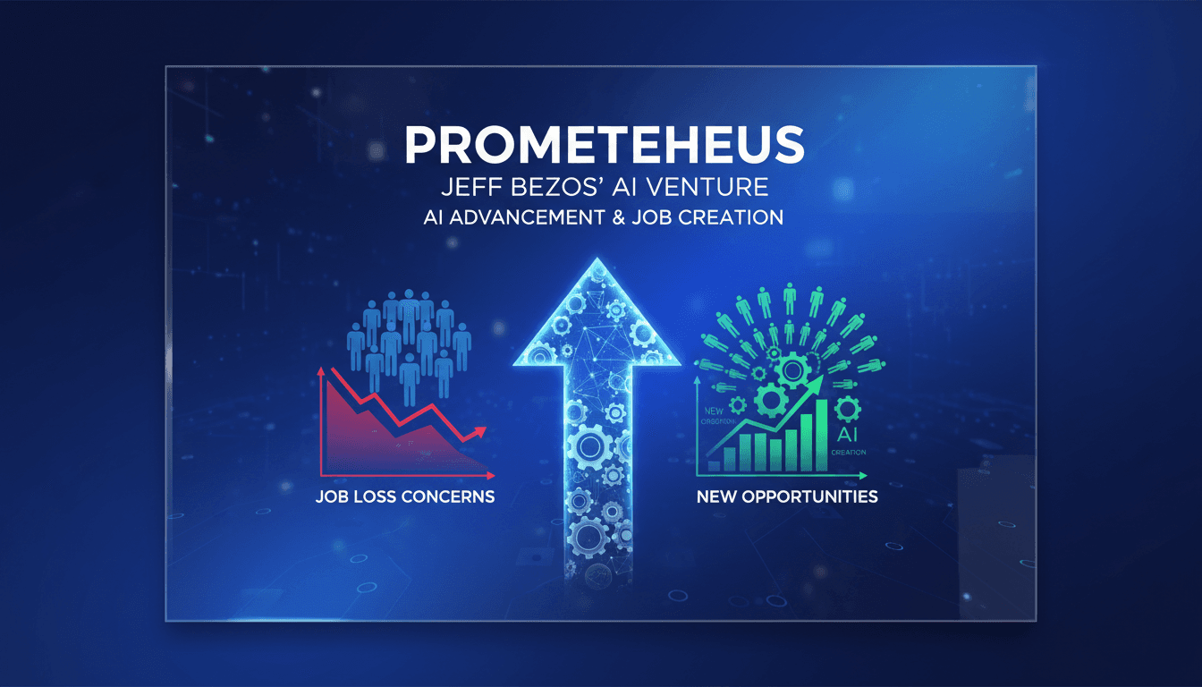 Jeff Bezos launches AI startup Prometheus amid job loss concerns