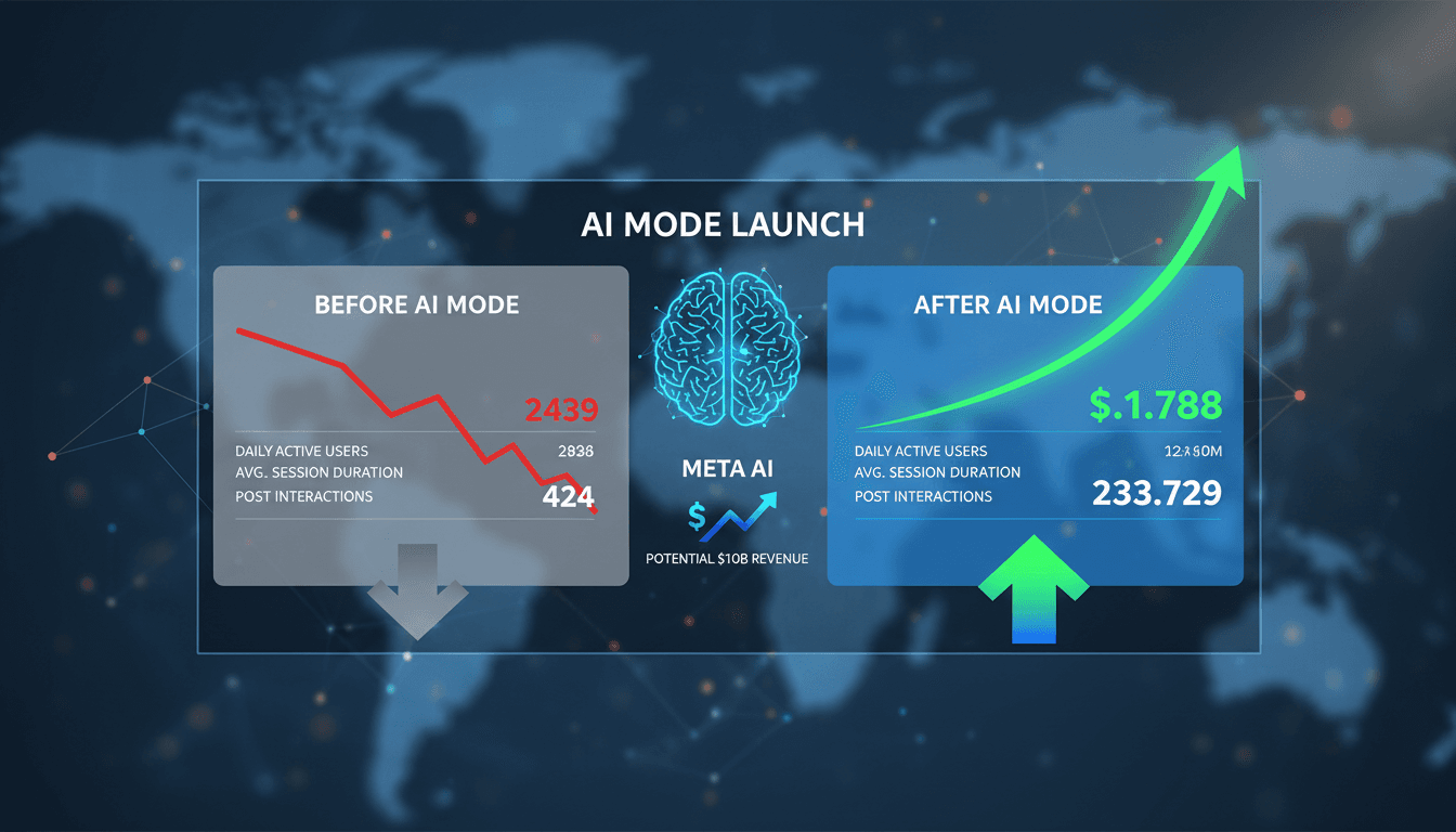 Meta's AI Mode feature on Facebook enhancing user engagement