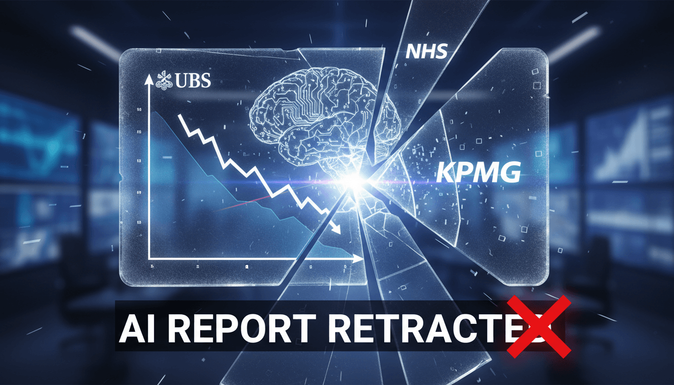 KPMG retracts AI report amid backlash from major organizations