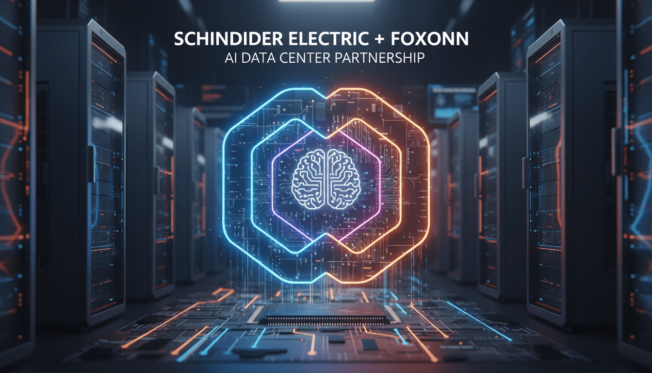 Schneider Electric and Foxconn form partnership to advance AI data center technology