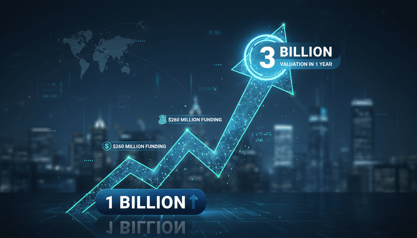 Dream AI firm funding and valuation growth infographic