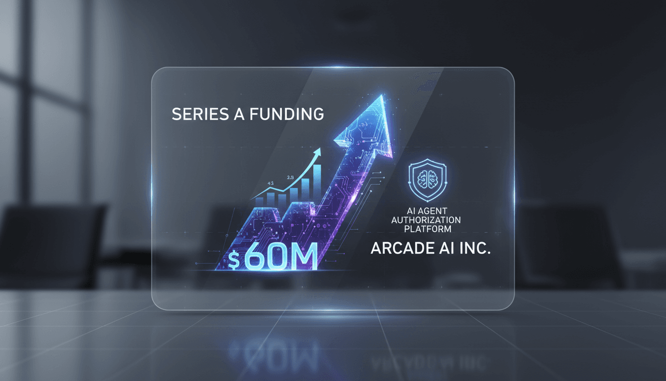Arcade AI Inc. secures $60 million in Series A funding for AI agent authorization platform