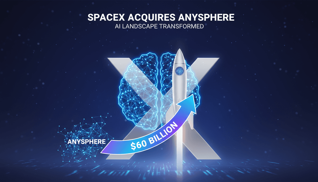 SpaceX acquires AI startup Anysphere for $60 billion