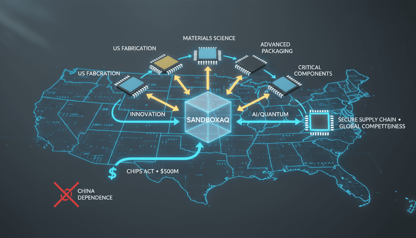 US awards $500 million contract to AI startup SandboxAQ for semiconductor materials development
