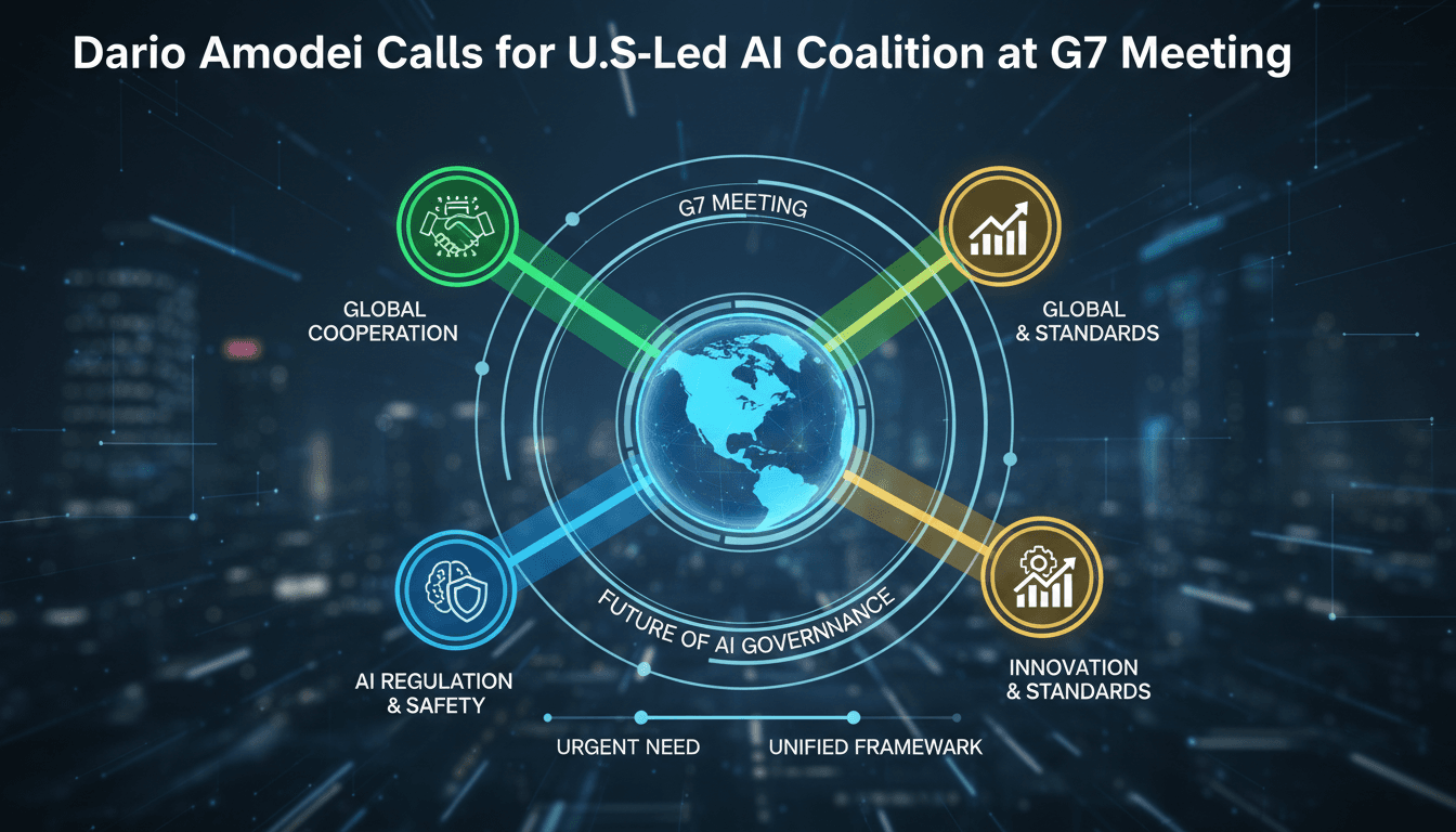 Dario Amodei Calls for U.S.-Led AI Coalition at G7 Meeting