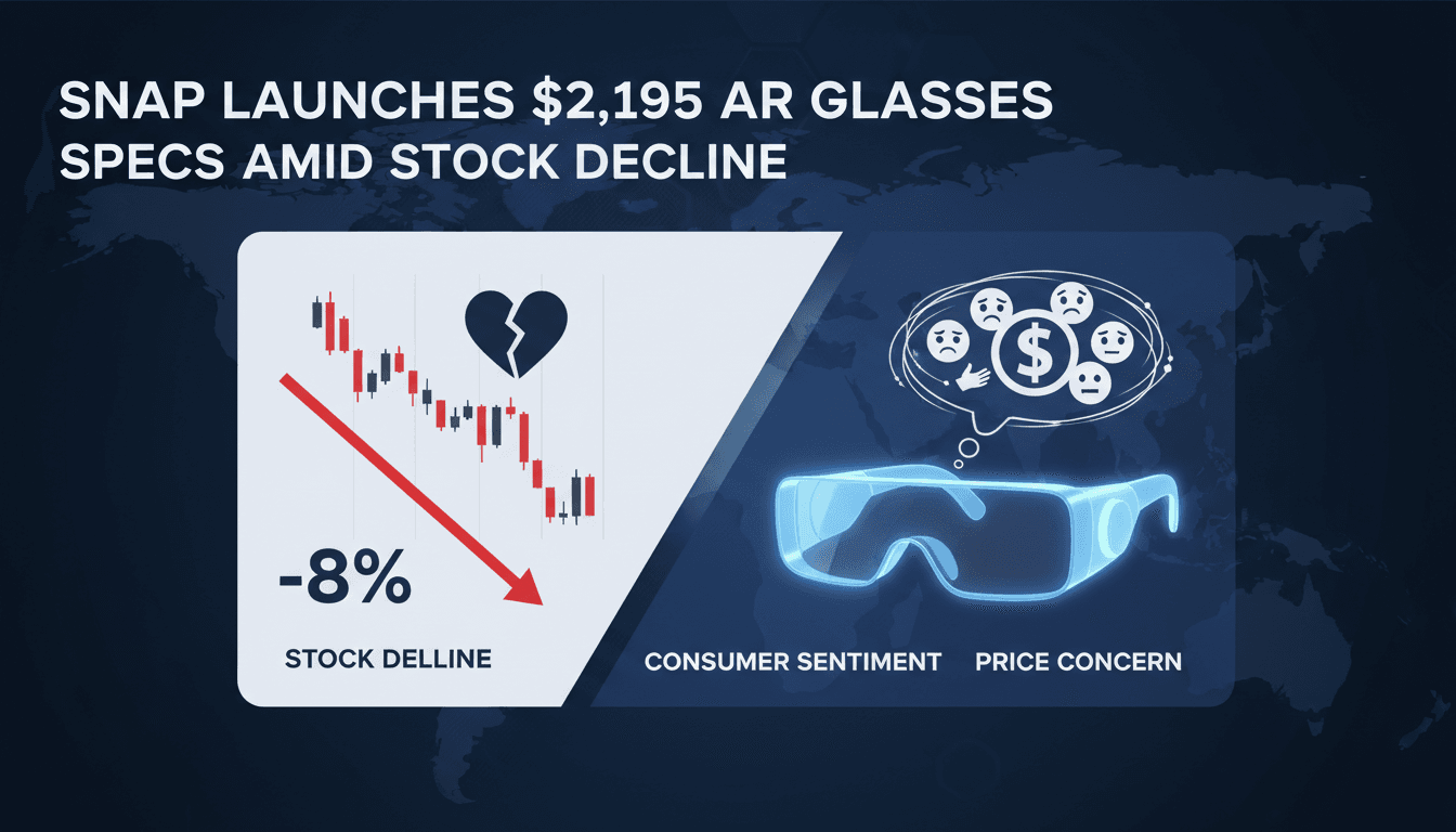 Snap launches $2,195 AR glasses Specs amid stock decline